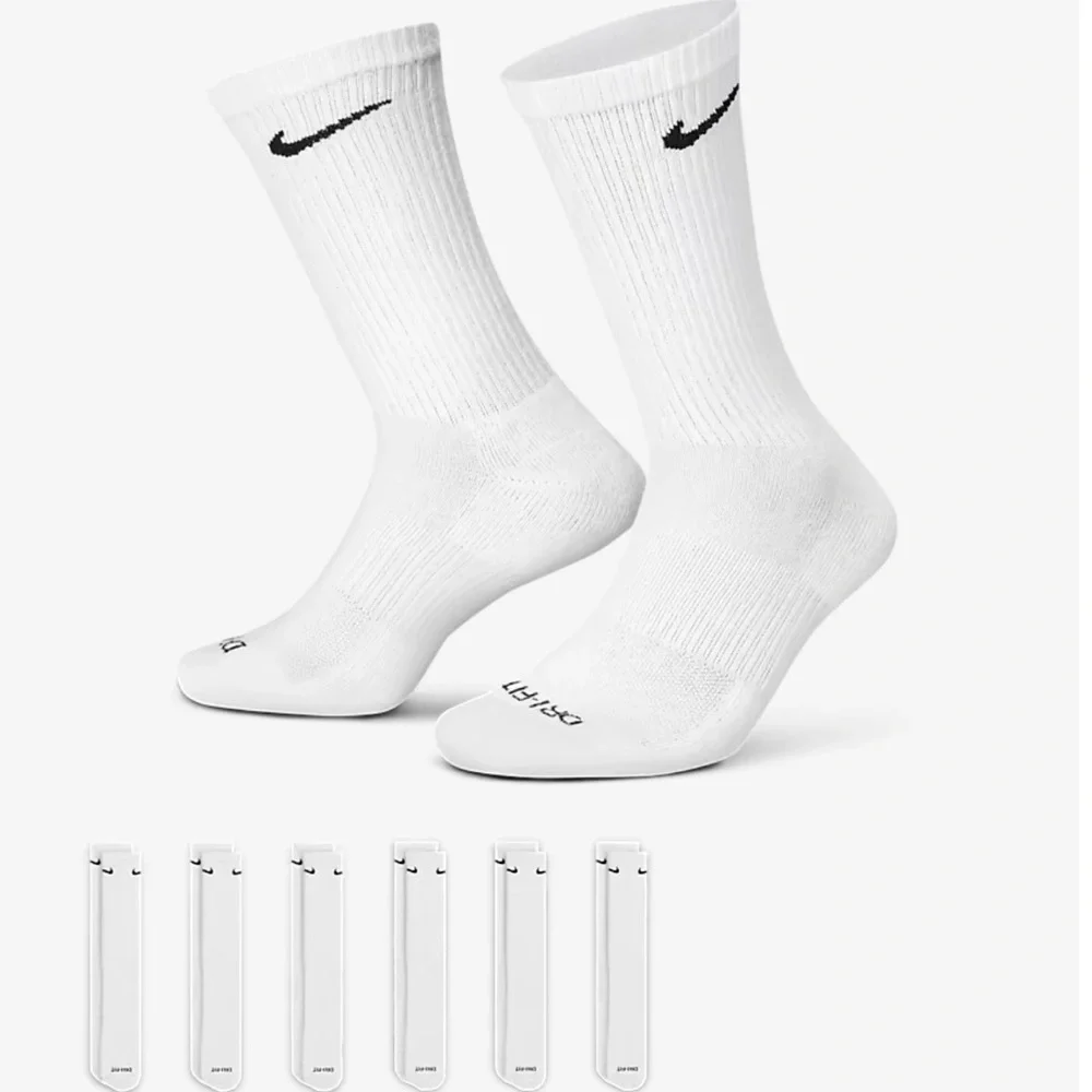 NIKE Training Crew Socks (6 Pairs) Nike Everyday Cushioned